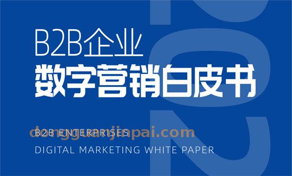 《B2B企业数字营销白皮书》完整版正式发布！
